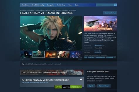 FINAL FANTASY VII on Steam.